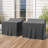 Eleanor Aluminum patio swivel rocker chairs with cushions（Set of 2）-1626713