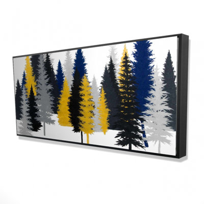 Golden Fir Print On Canvas