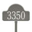 Lexy 1-Line Lawn Address Sign-574728787-574728785