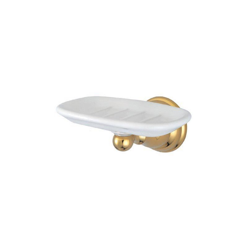 Royale Atlanta Soap Dish, Polished Brass