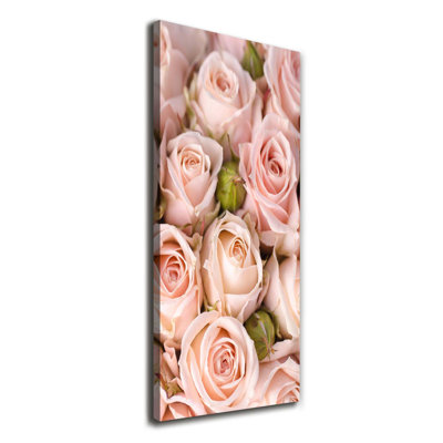 Bouquet Of Roses - Wrapped Canvas Print
