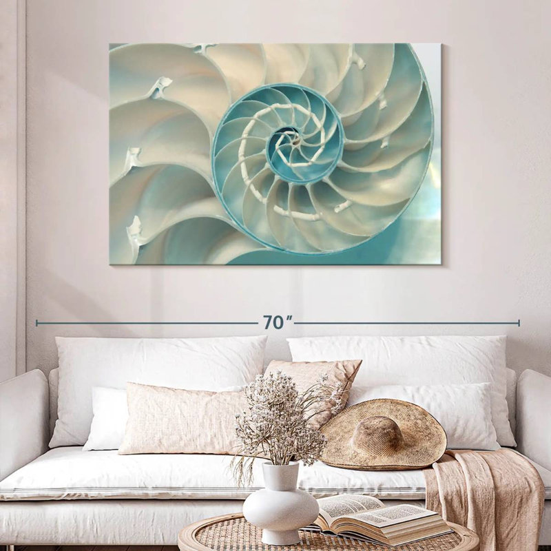Inside A Nautilus Shell, 32" H x 48" W