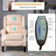 Fauteuil inclinable avec massage & amp; Heat, fauteuil à oreilles en faux suède avec télécommande HOMcom | Crème | Tissu
