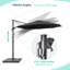 Parasol en porte-à-faux 11 pi Danasha-1035656204