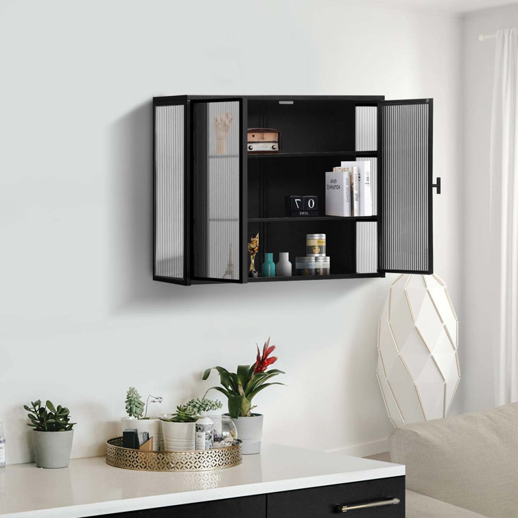 Hokku Designs Jeck Modern Bathroom Cabinet, Triangle Corner