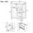24-Inch Bathroom Vanity with Ceramic Sink, 1 Soft Close Door, 2 Soft Close Drawers, and Double Storage Racks on the Door-108804182