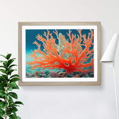 The Coral Reef Vol.1 1 Piece Single Picture Frame Wall Art