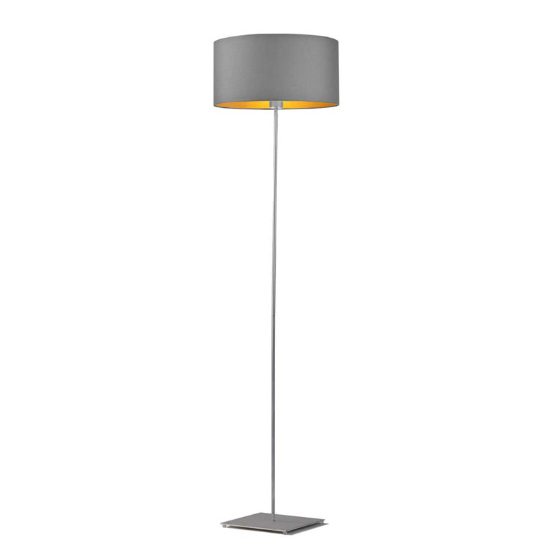Eadey 156cm Traditional Floor Lamp, Black, Dark Grey