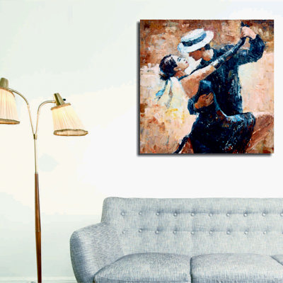 Stunning Decorative Canvas Painting, 17.7 x 17.7 inches | 100% Canvas, 100% Wooden Frame (Thickness: 1.2 inches) | Perfect for Home Décor, Living Room, and Office Spaces, Eye-Catching Artwork to Enhance Your Environment