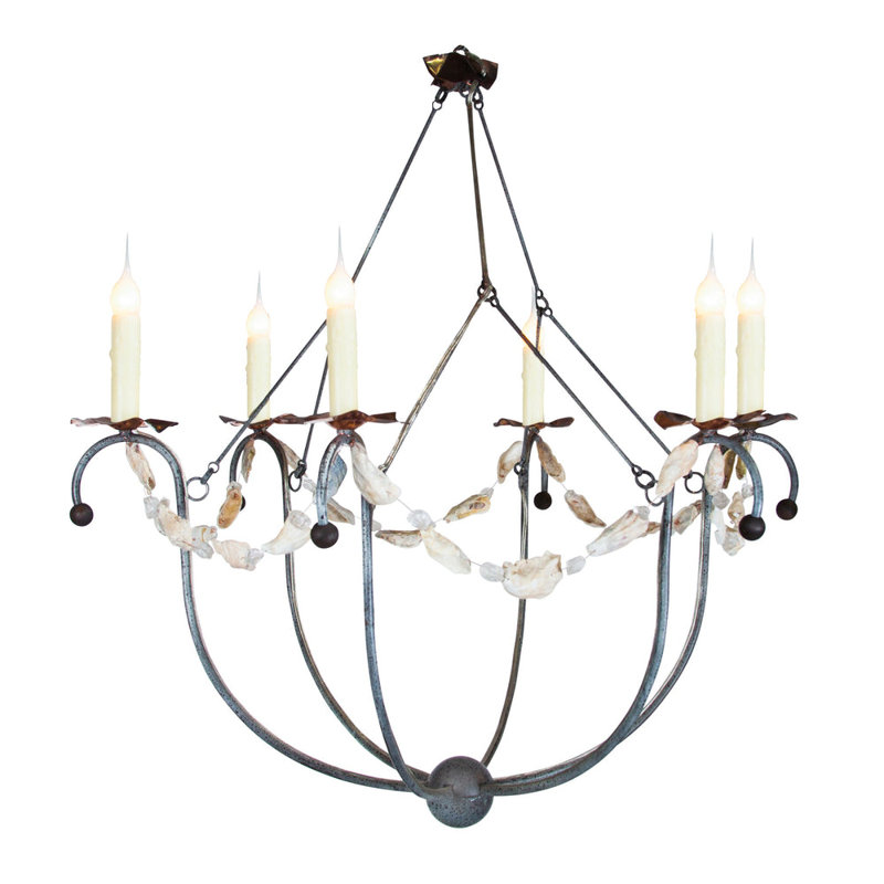 Spring Island Basket 8 - Light Chandelier
