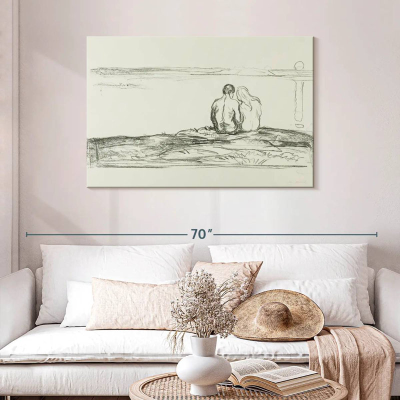 Leisha Moonrise 1908-1909, H 30 po x l 45 po