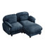 Canapé d'angle 2 places « Cloud Feel » avec pouf amovible-671851445