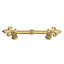 Charlemagne 4 inches c.c. pull with large Fleur De Lysin Satin-1165544006-1165544009