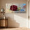 «Rose Rose And Forget Me Nots», ensemble de 3 reproductions d'art sur toile