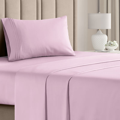 Ensemble de draps de qualité supérieure, doux et infroissables - Ensemble de draps de luxe ultra doux et de qualité supérieure