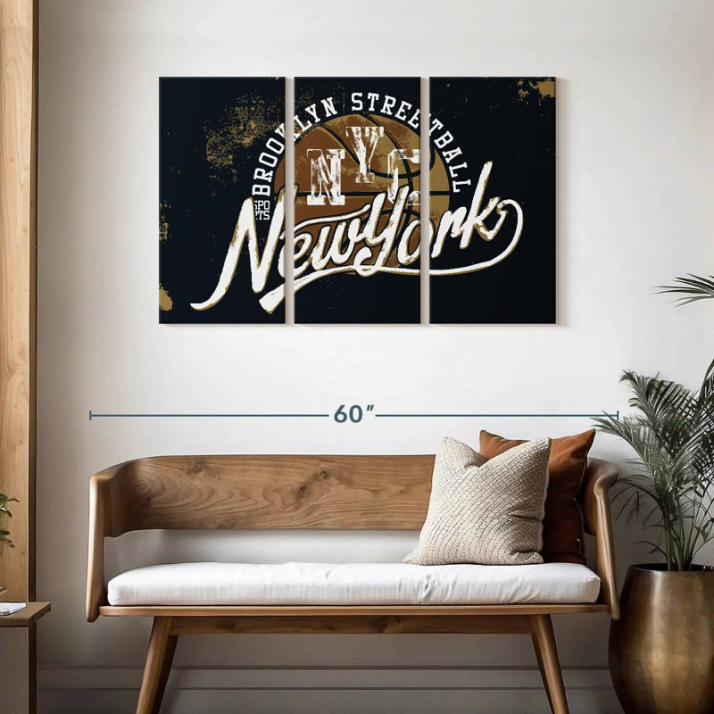 Brooklyn Street Basketball, H 28 po x l 45 po