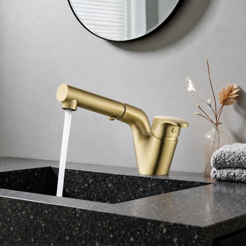 Robinet de salle de bain monocorps et monocommande