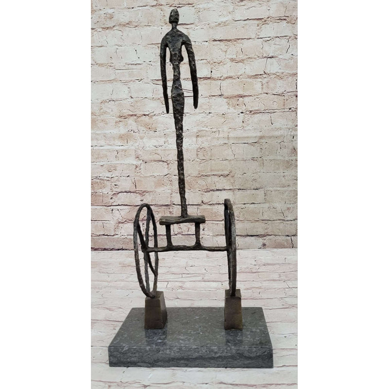 Sculpture The Chariot d'après Alberto Giacometti