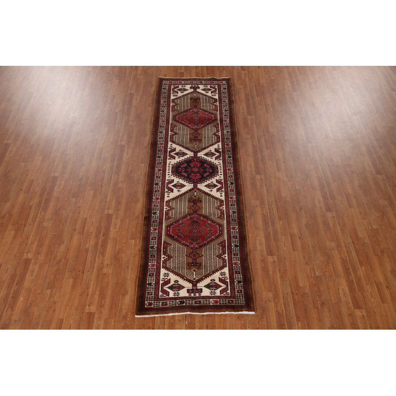Tapis de couloir ivoire traditionnel 3 x 11