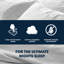 Down Illusion Polyester Hypoallergenic Medium-Firm Cooling Pillow-702325016