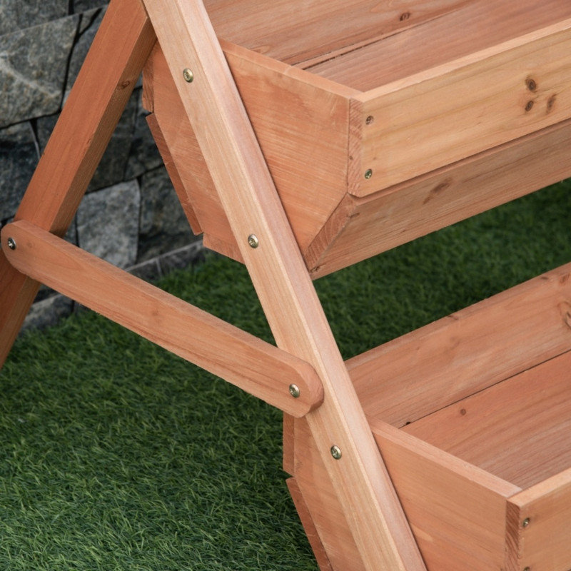 Wood Raised Garden Bed