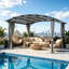 11 pi. L 11 pi. Pergola en aluminium avec auvent-66818800
