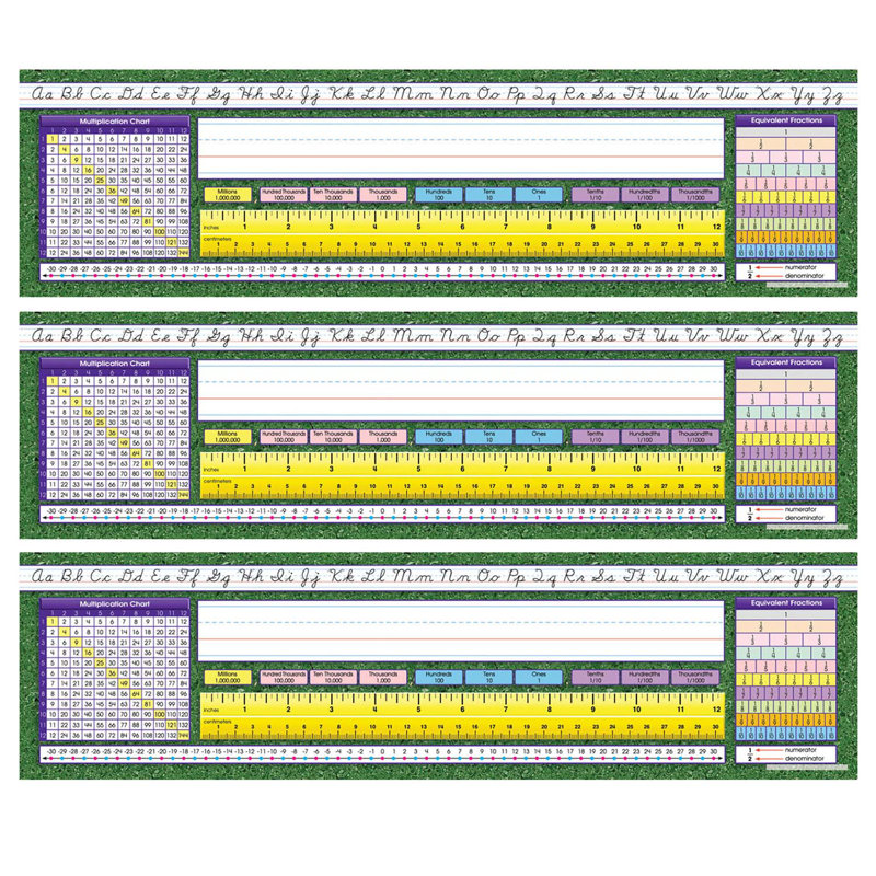 Modern Cursive Intermediate Desk Plates