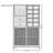 Classic and Retro Solid Wood Display Cabinet