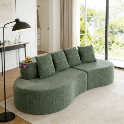 Modern  Elegant Half Moon Sofa
