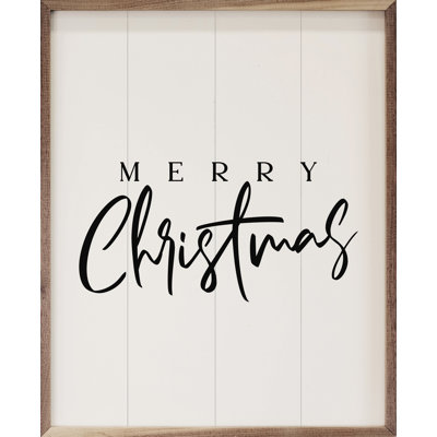 Merry Christmas Fancy White