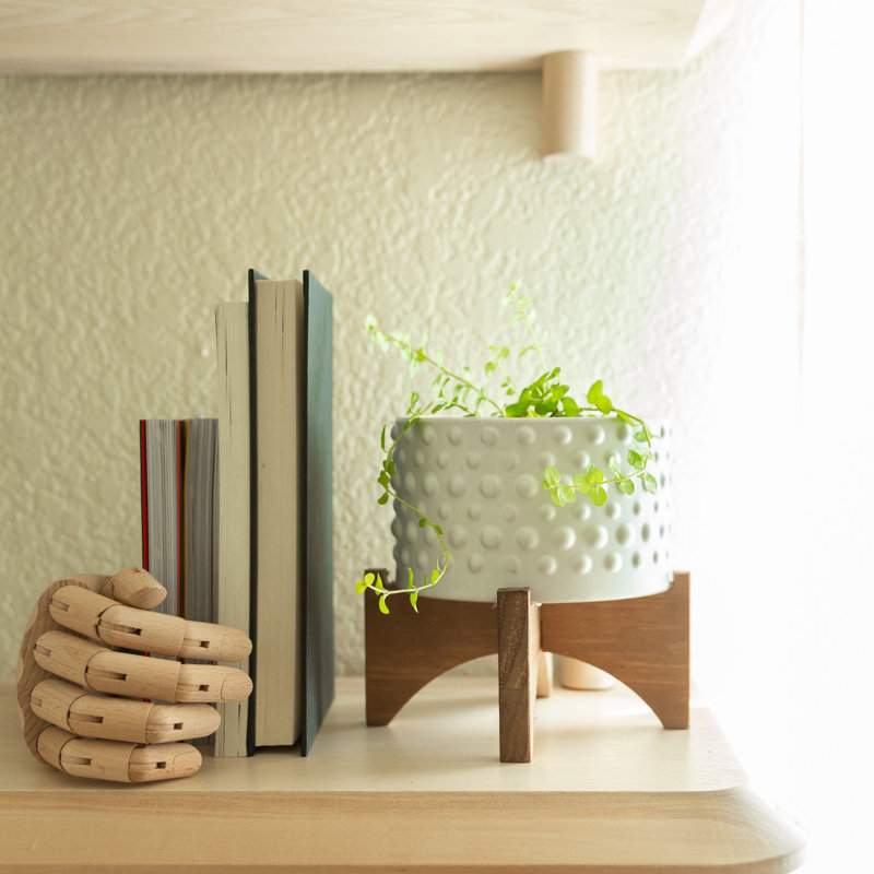 Blanding Handmade Pot Planter, Matte White