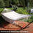 2-Person Woven Cotton Spreader Bar Hammock with 770 lb Capacity-63780249