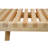 Inwood 60" Rectangular Bench Wide Wooden Storage Bench with Slats Design Kitchen Platform Bench-1389765207