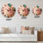 Arbre à fleurs rétro - horloge murale maison de campagne-59913980