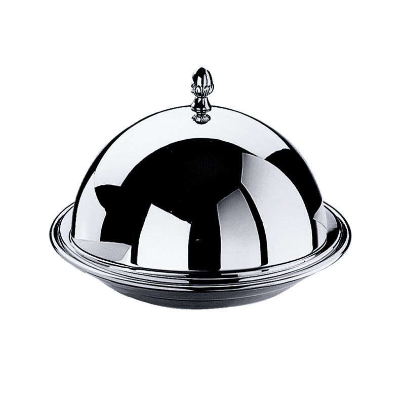 Room Service Insulated Plate with Cloche and Thermal Serving Unit 12" - 12 Pieces - Stainless Steel