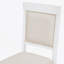 Ensemble de salle à manger 5 pièces, 1 table extensible avec une rallonge de 16 pouces (blanc antique)-1564716248