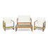 Ryter Acacia 4 - Person Patio Conversation Set with Cushions