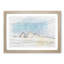 Giza Necropolis Pyramids in Egypt - Picture Frame Graphic Art Print-55732995-55732992