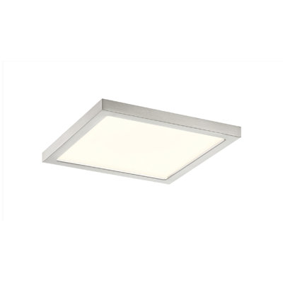 troy LED Flushmount - Square, 15W, 5CCT, Black