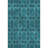 Premium Machine Washable Cerrito AMF564 Teal Rug-104100179