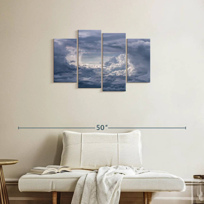 Alvord Blue Cloudy Sky, 22" H x 36" W