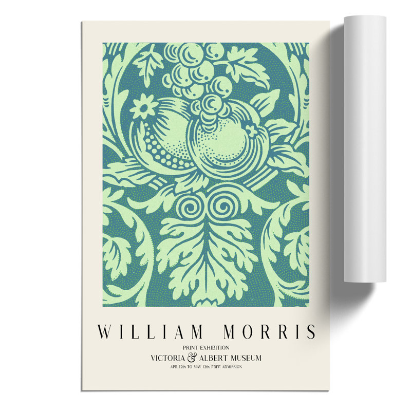 Queen Anne Print by William Morris - Frameless Print, 59cm H x 42cm W x 0.1cm D