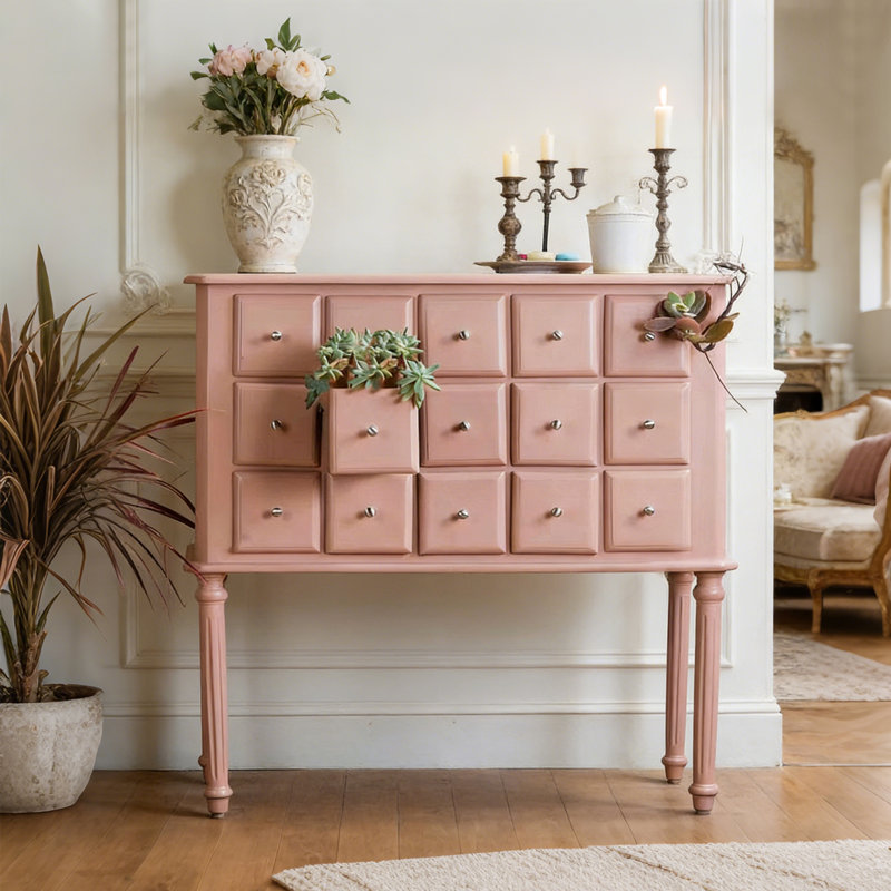 Armoire d'appoint à plusieurs tiroirs de style français rétro