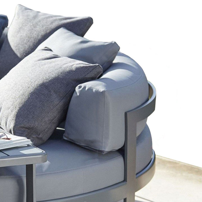 Canapé d'extérieur imperméable à l'eau, Gris