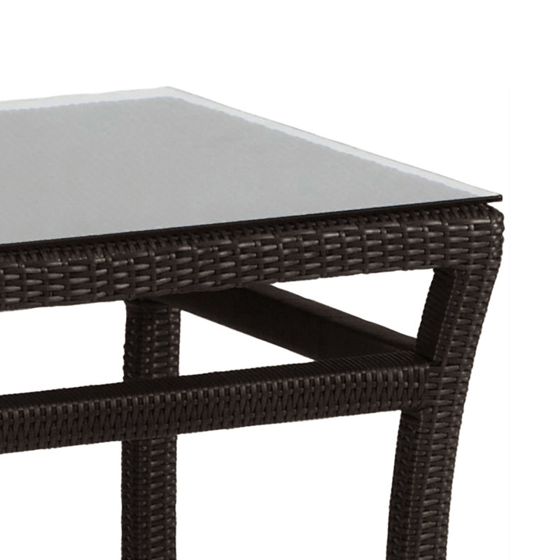 Club Outdoor Side Table, Skye Black Walnut