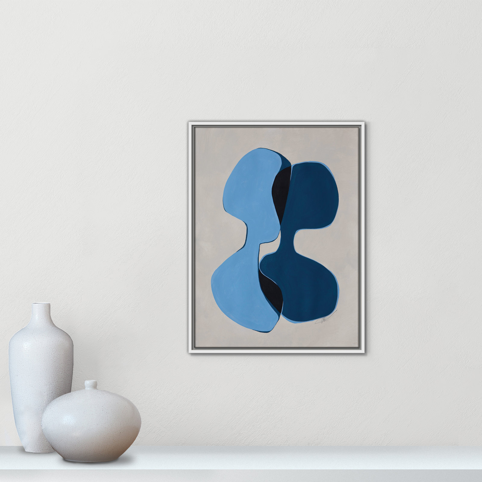 In Unity Collection "In Unity I" Print, 25.5" H x 19.5" W x 2" D, White Framed