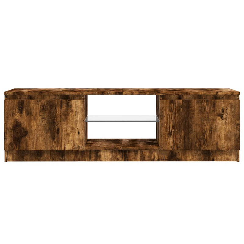 TV Stand for TVs up to 50", Smoked Oak