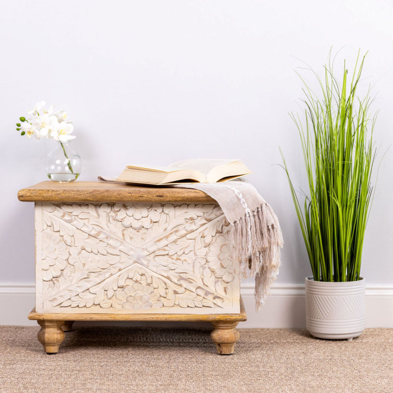 Osei 5 Piece Solid Wood Accent Trunk