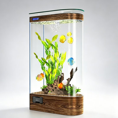 75-84 Gallon Manufactured Wood Glass Modern Eco Aquarium Tank