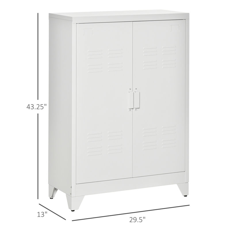 Armoire de rangement industrielle HOMcom